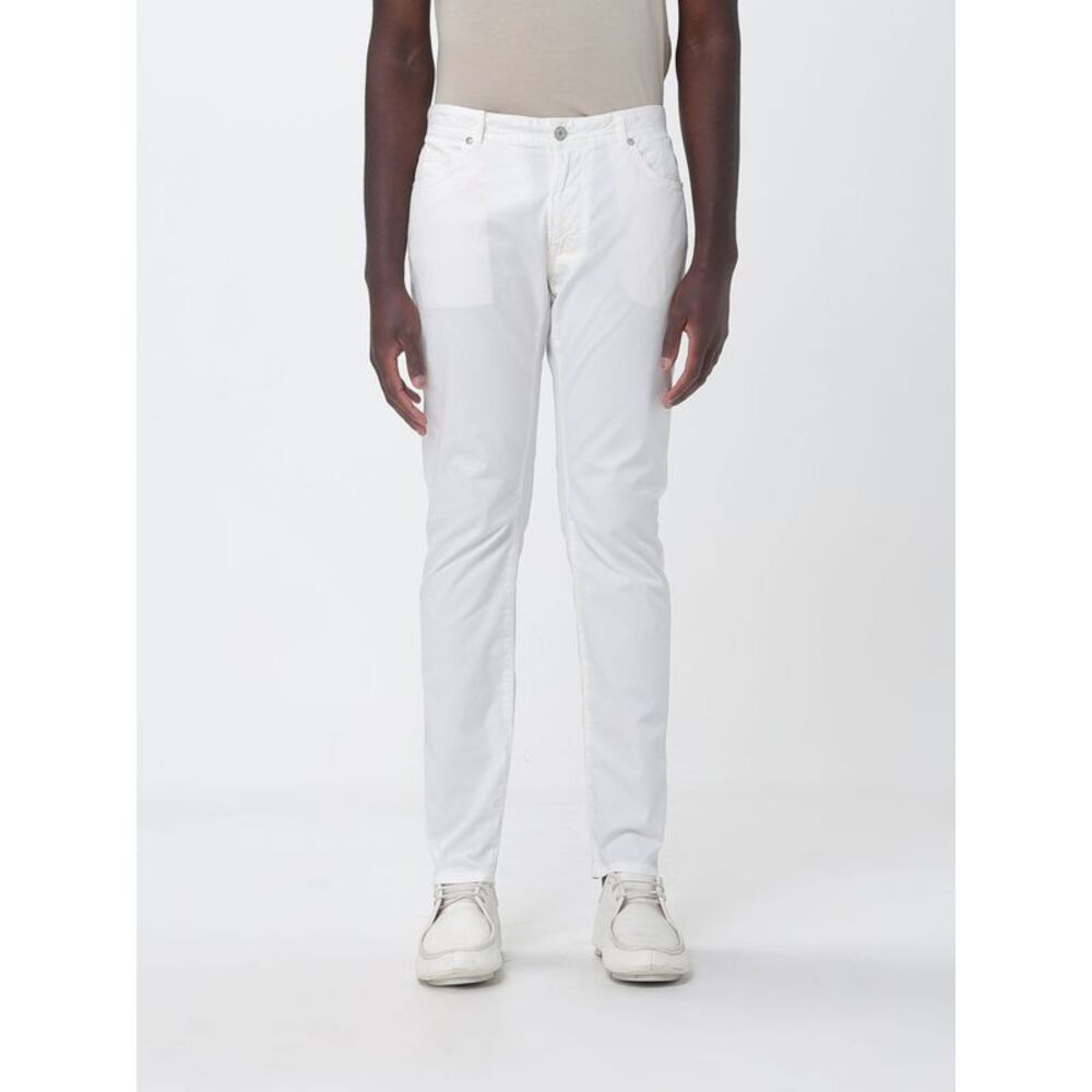 Brooksfield Men Cotton Slim Fit Trousers Brooksfield